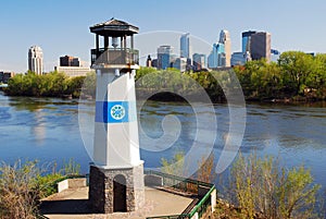 Boom Island Light, Minneapolis photo