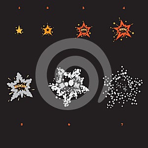 Boom vector illustration