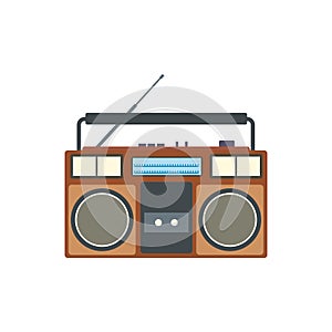 Boombox flat icon