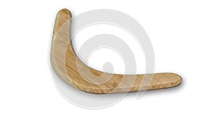 Boomerang on white background