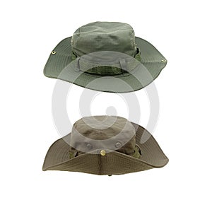 Boonie hat isolated on white background