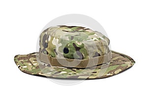 Boonie hat on white background