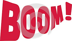 Booom icon vector