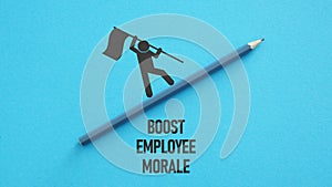 Boost employee morale is shown using the text photo