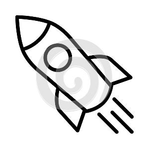 Boost thin line vector  icon