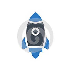 Boost vector glyph colour icon