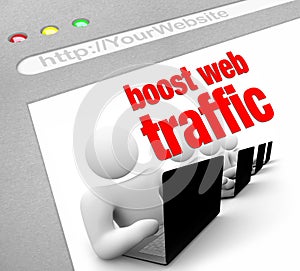 Boost Web Traffic - Internet Screen Shot