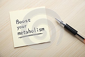 Boost Your Metabolism