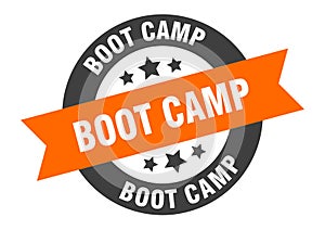 boot camp sign