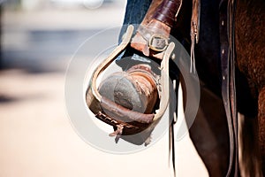 Boot in Stirrup