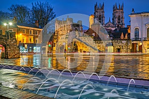 Bootham Bar and the famous York Minster