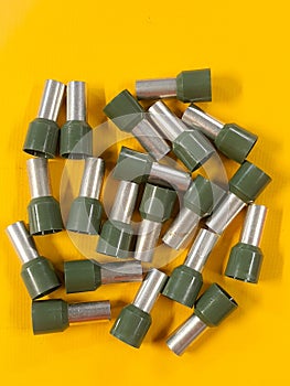 Bootlace cable ferrule 10 mm dark green