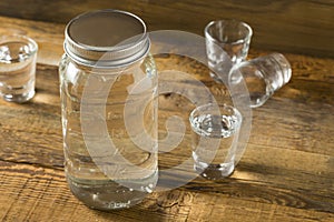 Boozy Alcoholic American Moonshine Shots photo