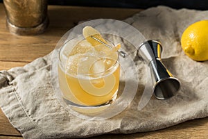 Boozy Alcoholic Penicillin Cocktail