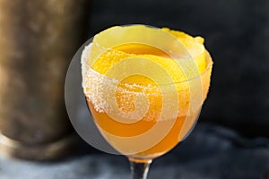 Boozy Brandy Crusta Cocktail