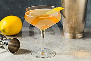 Boozy Cold Lemon Leap Year Cocktail