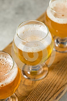 Boozy Cold Refreshing Craft Beer Flight