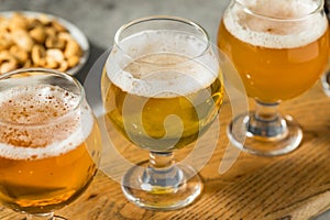 Boozy Cold Refreshing Craft Beer Flight