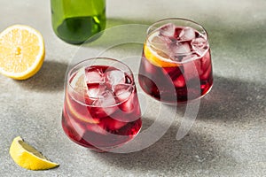 Boozy Cold Tinto De Verano Sparkling Wine