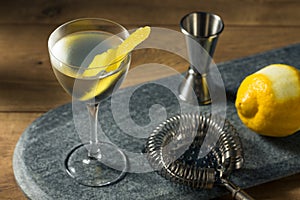 Boozy Dry Vesper Martini Cocktail