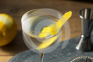 Boozy Dry Vesper Martini Cocktail