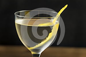 Boozy Dry Vesper Martini Cocktail photo