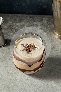 Boozy Frozen Chocolate Mudslide Cocktail