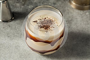 Boozy Frozen Chocolate Mudslide Cocktail