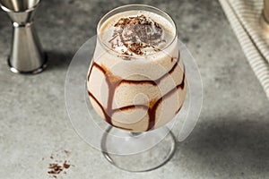 Boozy Frozen Chocolate Mudslide Cocktail