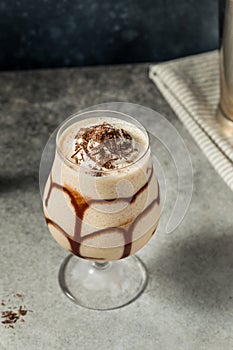 Boozy Frozen Chocolate Mudslide Cocktail