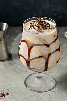 Boozy Frozen Chocolate Mudslide Cocktail