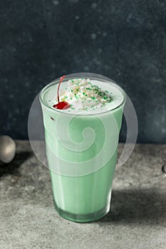 Boozy Frozen Mint Milkshake