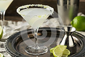 Boozy Lime Drop Martini