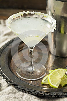 Boozy Lime Drop Martini
