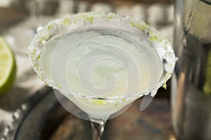 Boozy Lime Drop Martini
