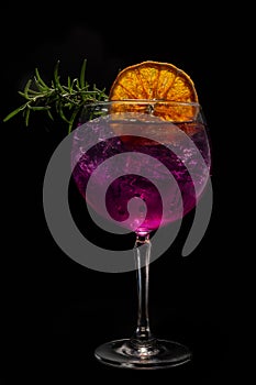 Boozy Purple Butterfly Pea Flower Gin Cocktail