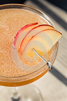 Boozy Refreshing Apple Martini Cocktail