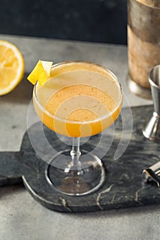 Boozy Refreshing Applejack Rabbit Cocktail