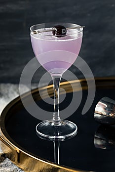 Boozy Refreshing Aviation Cocktail