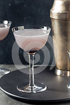 Boozy Refreshing Aviation Cocktail with Gin