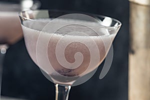 Boozy Refreshing Aviation Cocktail with Gin