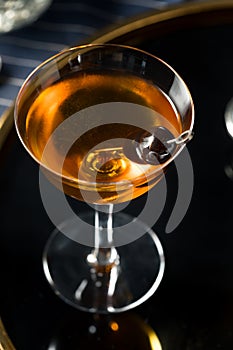 Boozy Refreshing Calvados Widows Kiss Cocktail