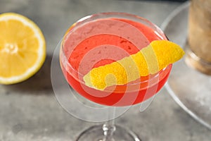 Boozy Refreshing Jack Rose Cocktail