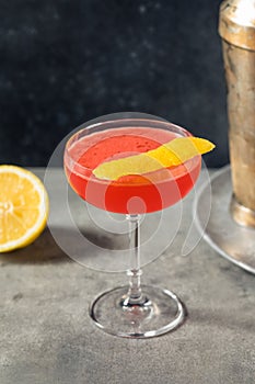 Boozy Refreshing Jack Rose Cocktail