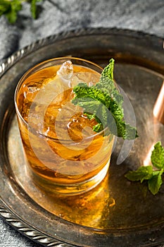 Boozy Refreshing Stinger Cocktail