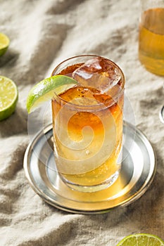 Boozy Rum Dark and Stormy Cocktail