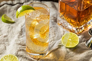 Boozy Whiskey Ginger Ale Cocktail