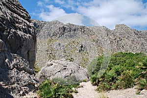 The Boquer valley trail, Majorca