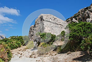 The Boquer valley trail in Majorca