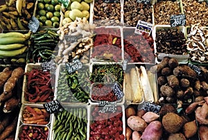 Boqueria in Barcelona 001 : FRUITS & VEGETABLE